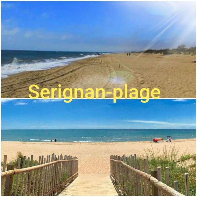 Un Bol D'Air Frais Et De Soleil Entre Campagne Et Plage Villa Beziers Bagian luar foto