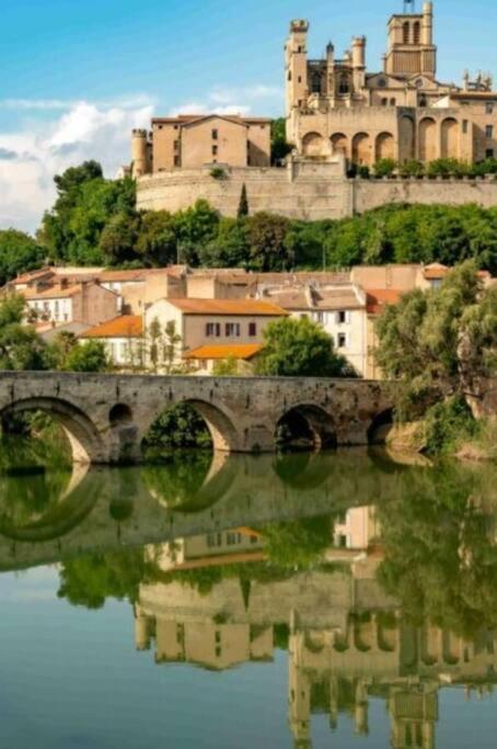 Un Bol D'Air Frais Et De Soleil Entre Campagne Et Plage Villa Beziers Bagian luar foto